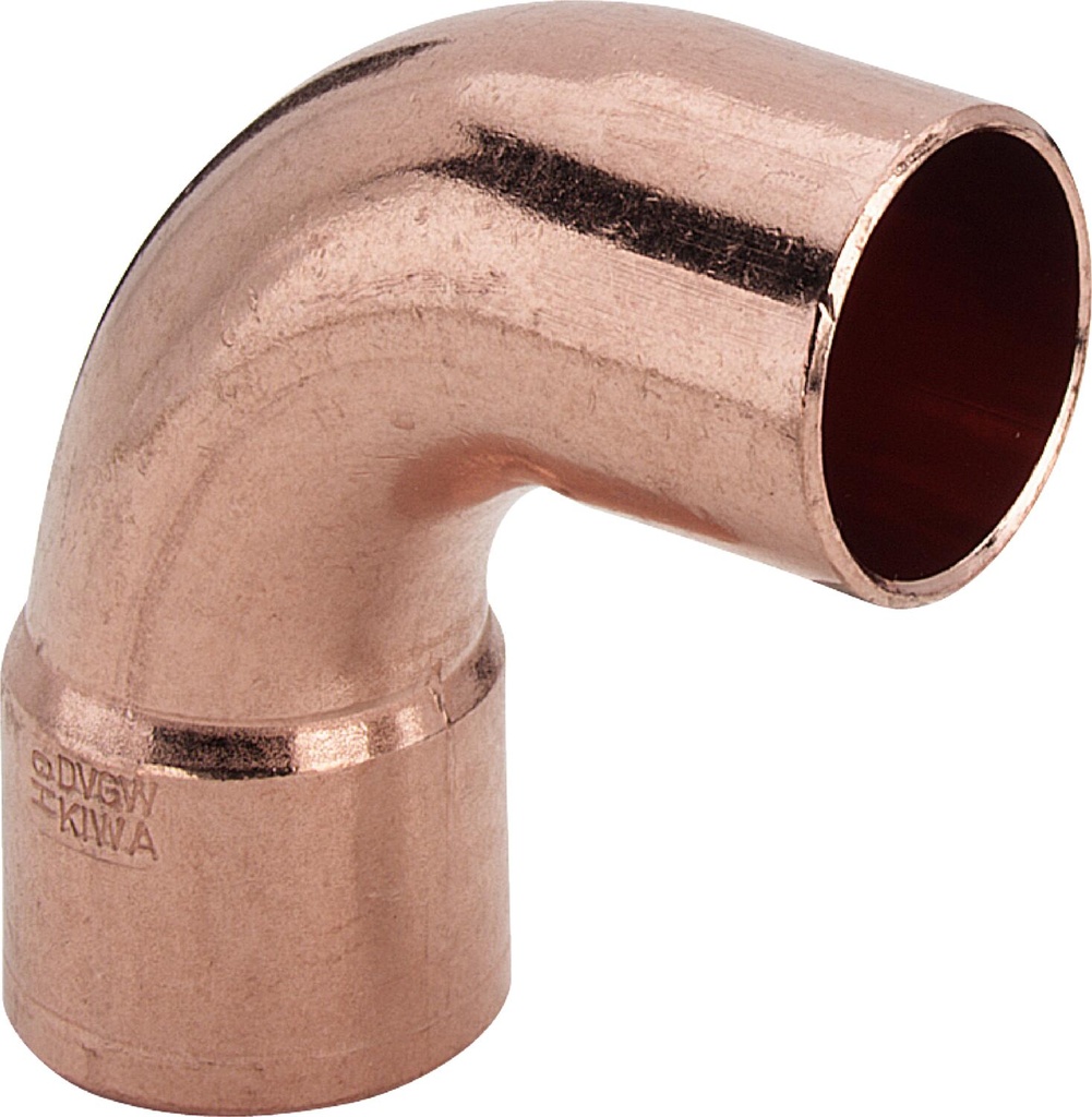 COURBE CU A SOUDER MF 90° 15.