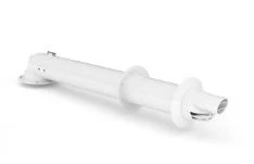 TERMINAL HORIZONTAL BULEX AVEC COUDE PP/ALU 60/100  0010031041