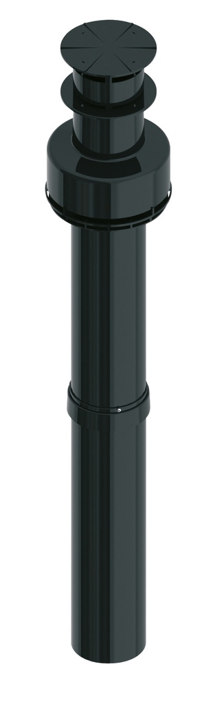 TERMINAL TOITURE PP/ALU EXPO INOX 80/125