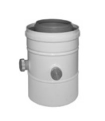 ADAPTATEUR CONCENTRIQUE ELCO 80/125 AVEC PRISE DE MESURE