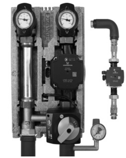 GROUPE POMPE ELCO 1 CIRCUIT MELANGE ET BOILER SOUS JACENT UPM W3 AUTO 25-50 3734870