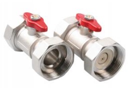 VANNE A BILLE CIRCULATEUR 6/4 X 3/4 AVEC FLOW VALVE