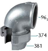 COUDE UNION FF 3/8 GALVA