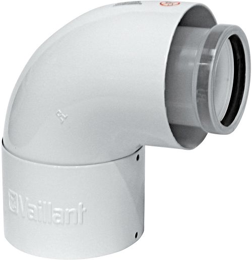 COUDE VENTOUSE PP/ALU VAILLANT 90° 60/100