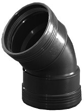 COUDE A JOINT PP WAVIN 45° FF 75mm