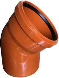 COUDE PVC 30° MF 110MM JOINT LIBRE ROUGE P320