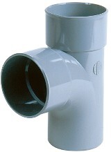 TE PVC A COLLER 87°30 MF 110MM