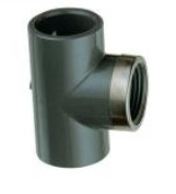 TE PVC PRESSION 50mm X 6/4F X 50mm