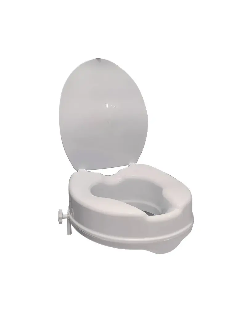 REHAUSSE AVEC ABATTANT BLANC PELLET POUR WC STANDARD