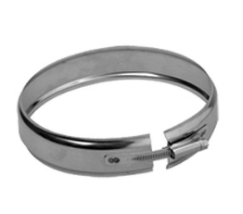 [FU20150DET] BRIDE DE SECURITE INOX SIMPLE PAROI 150