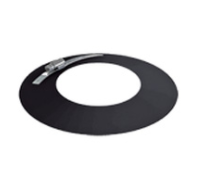 [FU5N41080] LARMIER INOX SIMPLE PAROI NOIR POUR PELLET 80