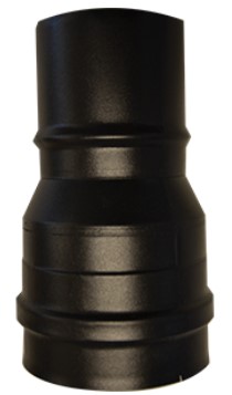 [REDN080FA100F] REDUCTION INOX SIMPLE PAROI NOIR 80F A 100F