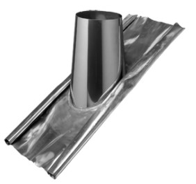 [V021130] SOLIN PLOMB INOX DOUBLE PAROI 30 A 45° 130mm