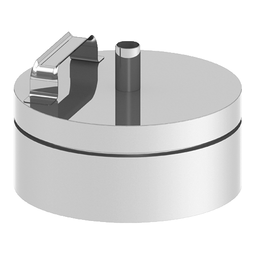 [X012100] TAMPON DE PURGE INOX DOUBLE PAROI 100mm