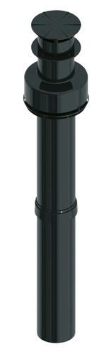 [CPALU75A08/125] TERMINAL TOITURE PP/ALU EXPO INOX 80/125