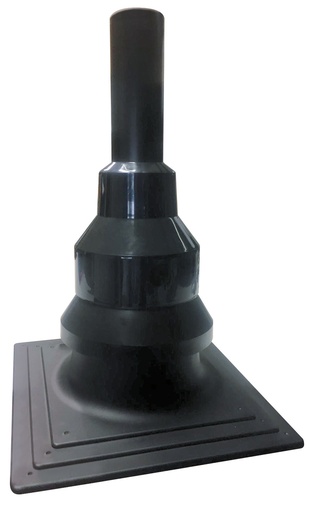 [IPALUP3308] FINITION HAUTE POUR FLEXIBLE PP EXPO INOX 80mm